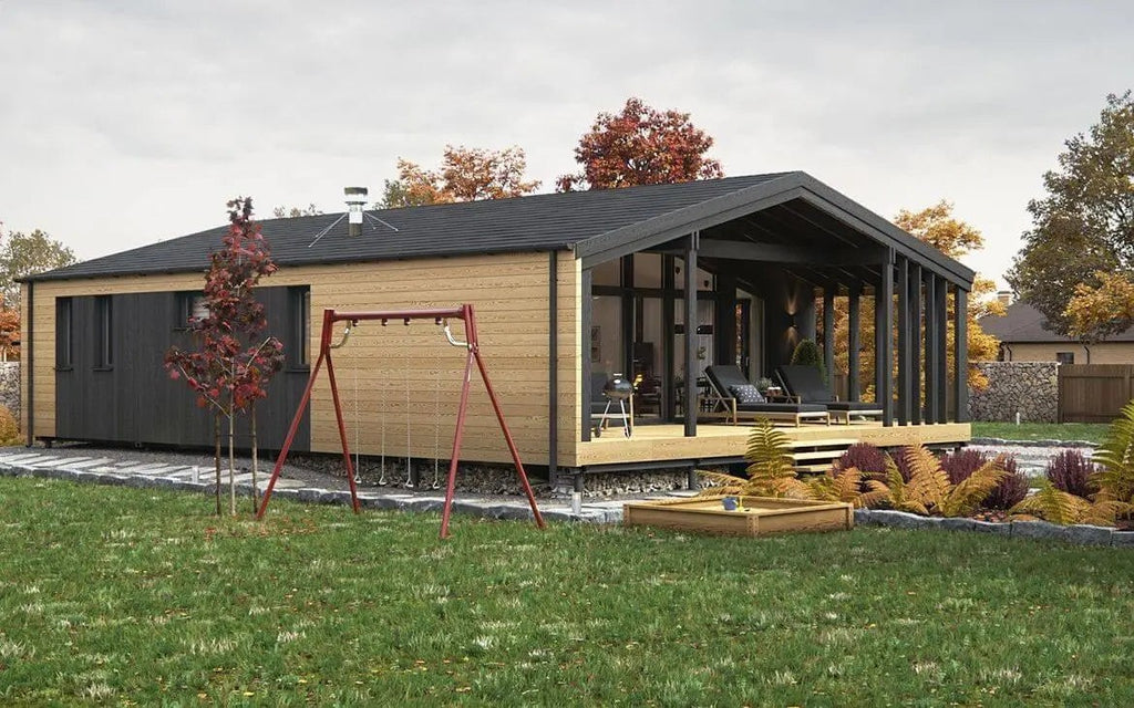 Casa prefabricada disponible de inmediato Chalet K-Home-M-80