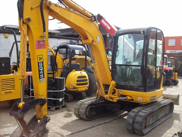 Miniexcavadora usada JCB 8045 ZTS (2007) – 4,75T – Motor Perkins 33 kW