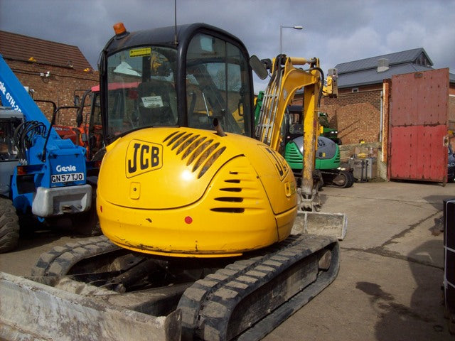 Miniexcavadora usada JCB 8045 ZTS (2007) – 4,75T – Motor Perkins 33 kW