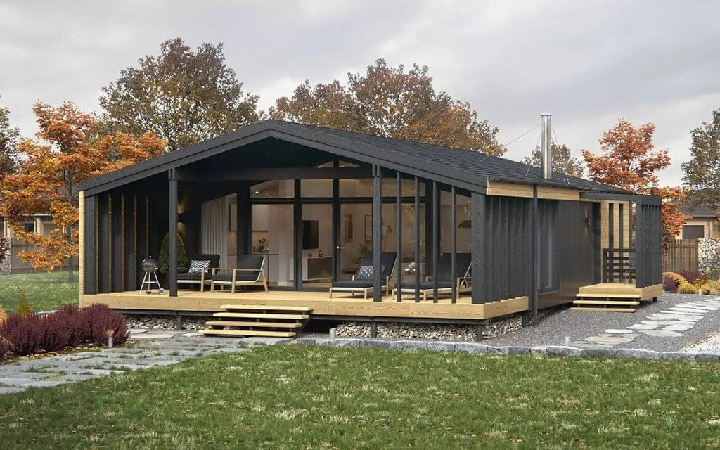 Casa prefabricada disponible de inmediato Chalet K-Home-M-80