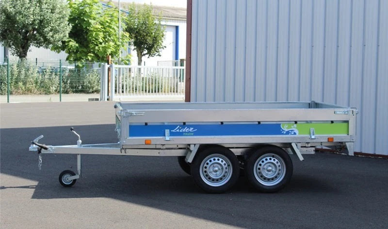 Remolque plataforma Lider Toledo, 253 × 147 cm, 500/750 kg MMA