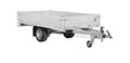 Remolque plataforma Saris, 256 × 150 cm, 1.500 kg MMA
