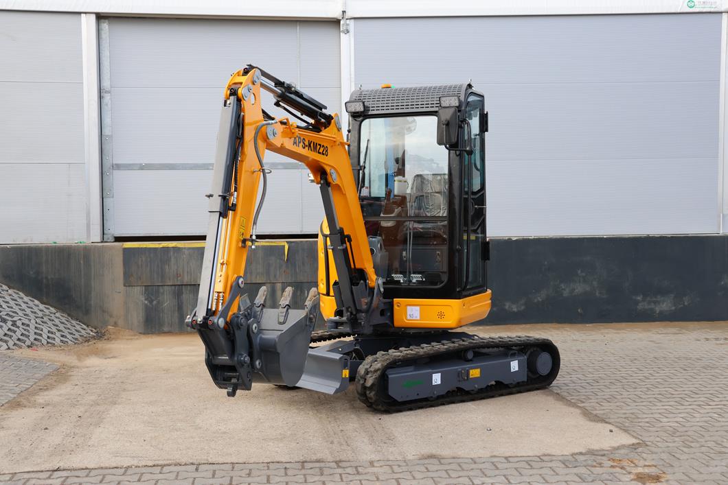 APS KMZ 28 miniexcavadora usada 2,8 toneladas brazo de torsión