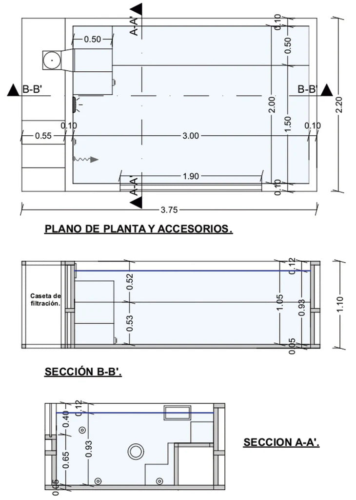 Piscina de Contenedor 3m