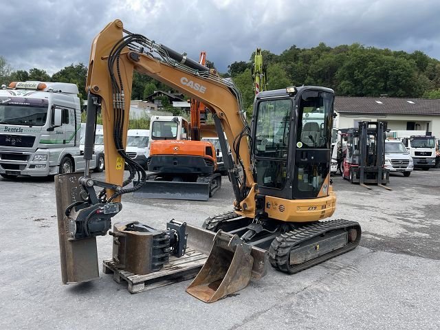 CASE CX 39B S2 (2014) – Miniexcavadora de ocasión 3,9T – 3 100 h – 3 Cucharas