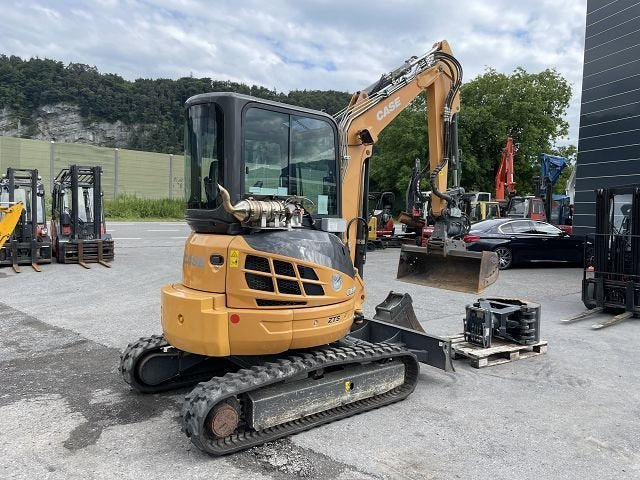 CASE CX 39B S2 (2014) – Miniexcavadora de ocasión 3,9T – 3 100 h – 3 Cucharas