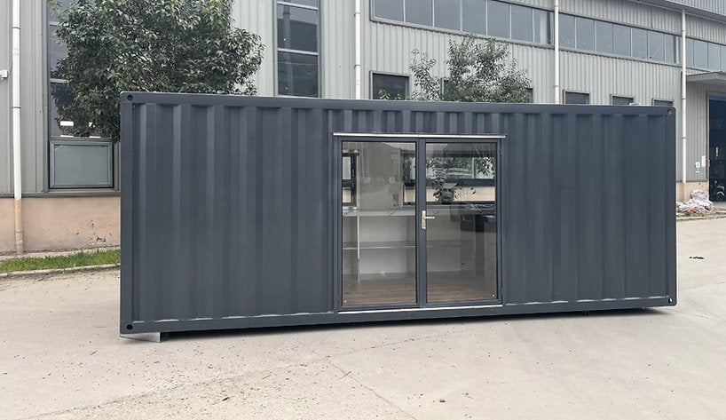Contenedor Café-Bar Móvil – Kiosco Prefabricado, Acero Resistente y 100 % Personalizable