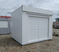 Contenedor Comercial 300×350 Con Persianas Frontales Divididas + Puerta Trasera