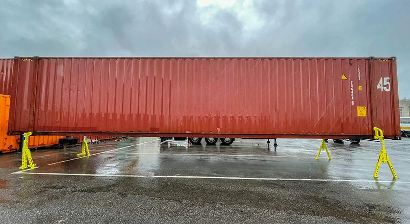 Contenedor High Cube 45 ft de Ocasi3n – 86 m³, Acero CORTEN y Carga 30 t