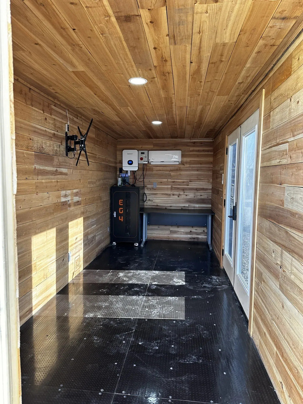 Contenedor de 20 pies Oficina Solar Off Grid