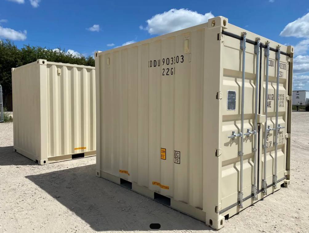 Contenedor maritimo de 10 pies – nuevo blanco