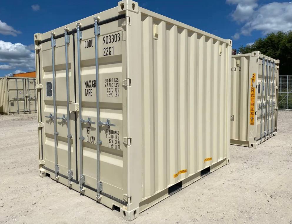 Contenedor maritimo de 10 pies – nuevo blanco