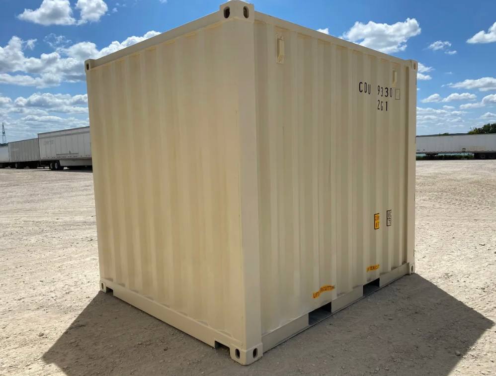 Contenedor maritimo de 10 pies – nuevo blanco