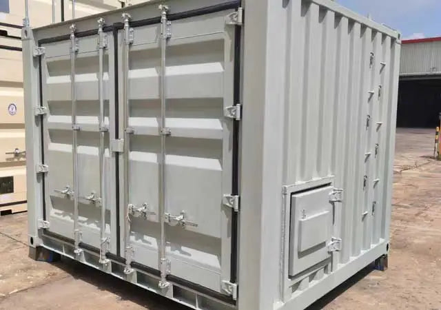 Contenedor marítimo nuevo de 10 pies con doble puerta