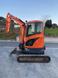 Miniexcavadora de ocasión Doosan DX 27 Z 2,8 t 2016 giro cero ZTS