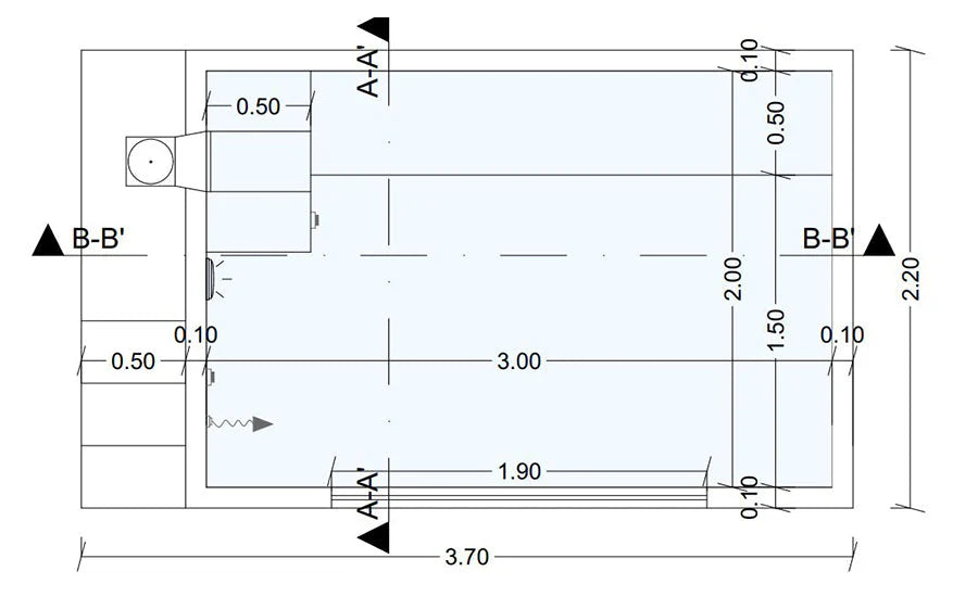 PISCINA ELEVADA ACERO RÍGIDO ILU PRO 230