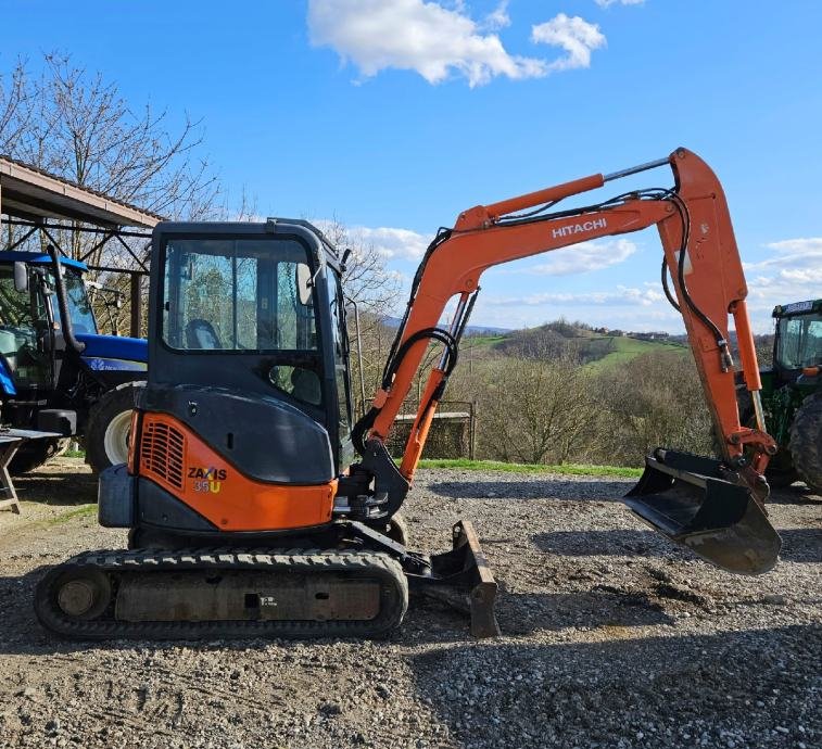Miniexcavadora Hitachi ZX35U-2 de Ocasión (2007) – 3,5T con Aire Acondicionado