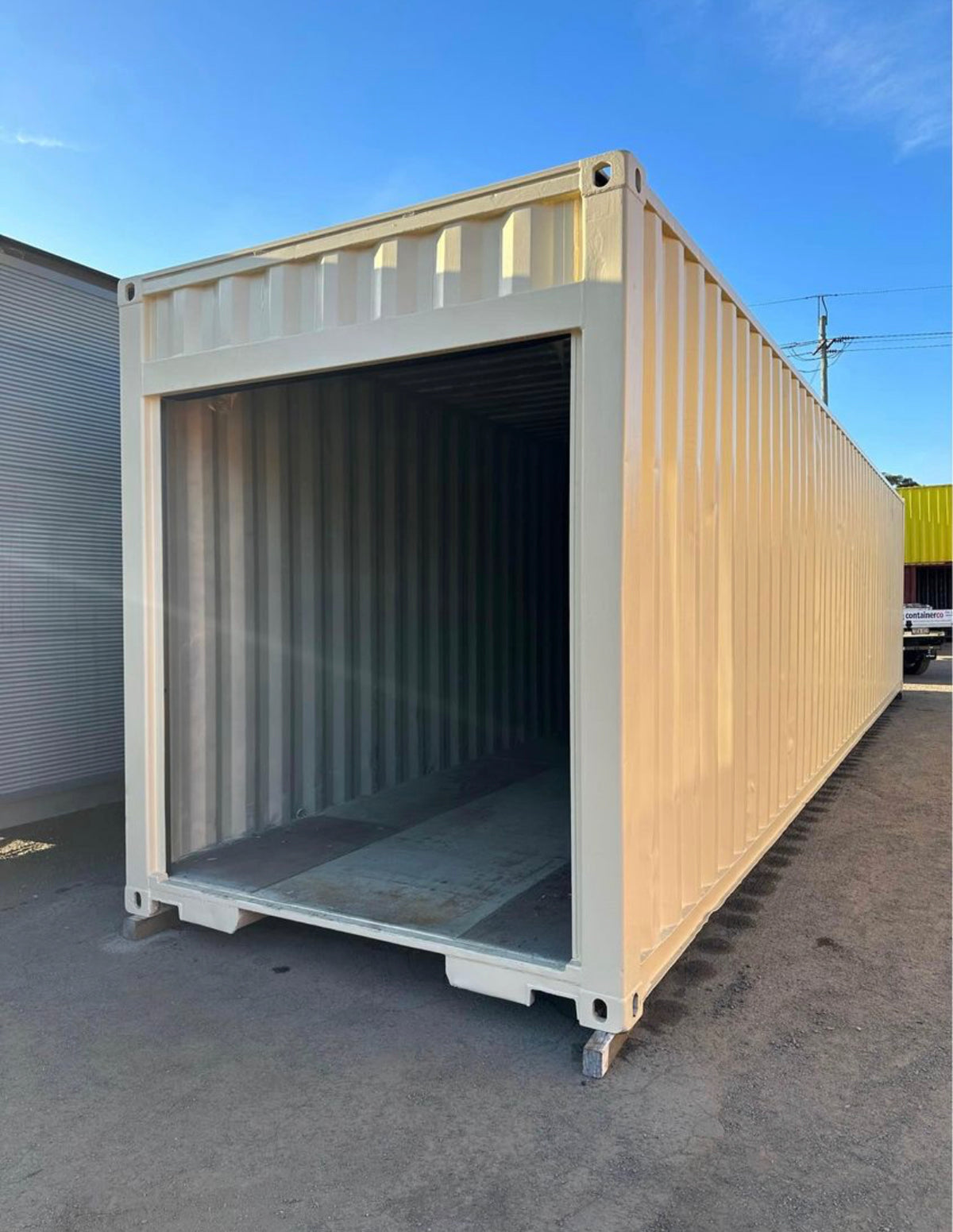 Contenedor enrollable usado de 40 × 8 pies