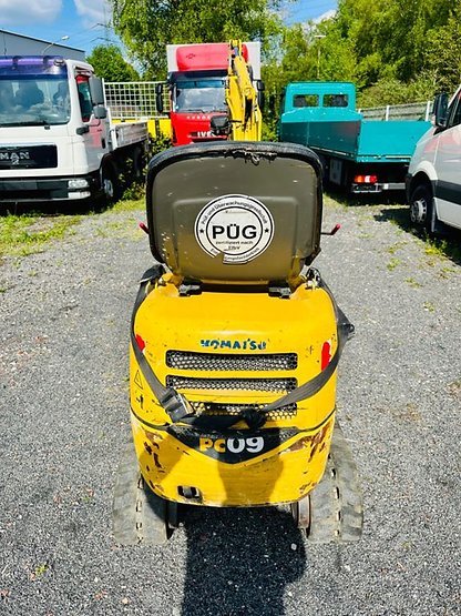 Komatsu PC 09-1 (2008) – Miniexcavadora 0,8T – 1500 h – Ultracompacta