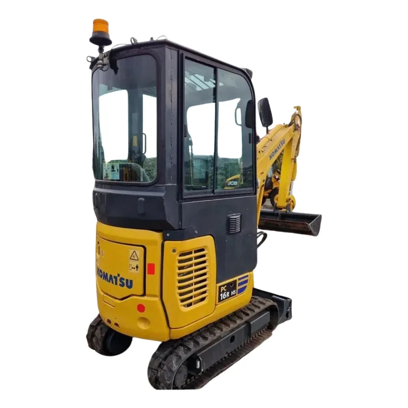 Miniexcavadora de ocasión Komatsu PC 16 R 3HS 1,8 t 2018 cabina 1 800 h