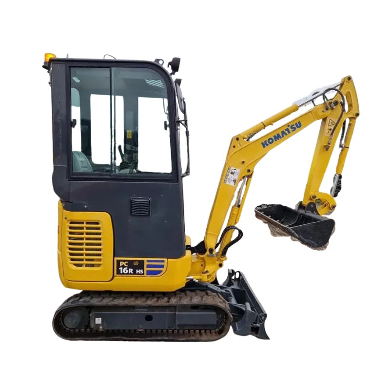 Miniexcavadora de ocasión Komatsu PC 16 R 3HS 1,8 t 2018 cabina 1 800 h
