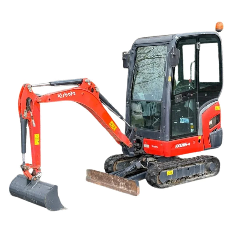 Miniexcavadora Kubota KX016-4 de ocasión 1,6 t 2015 cabina orugas nuevas
