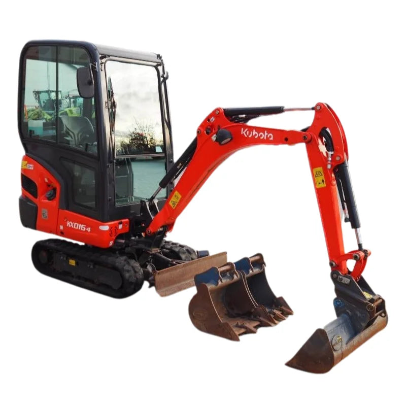 Miniexcavadora Kubota KX016-4 de ocasión 1,6 t 2022 cabina 330 h