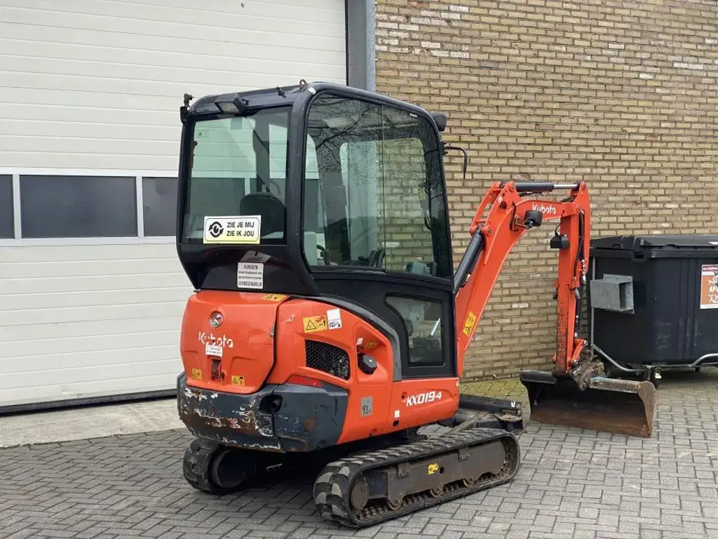 Kubota KX019-4 (2012) – Mini Excavadora 1,8T – 8 386 h – 3 Cucharas – Lista para usar