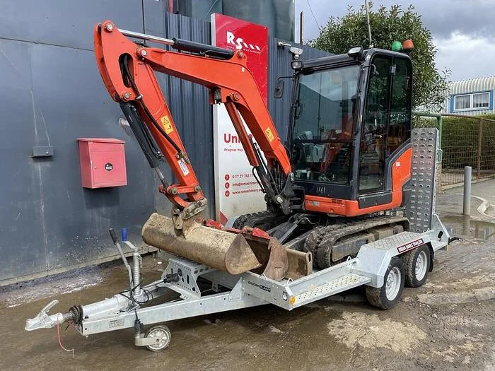 Miniexcavadora de ocasión Kubota KX027-4 2,7 t 2018 remolque Brian James