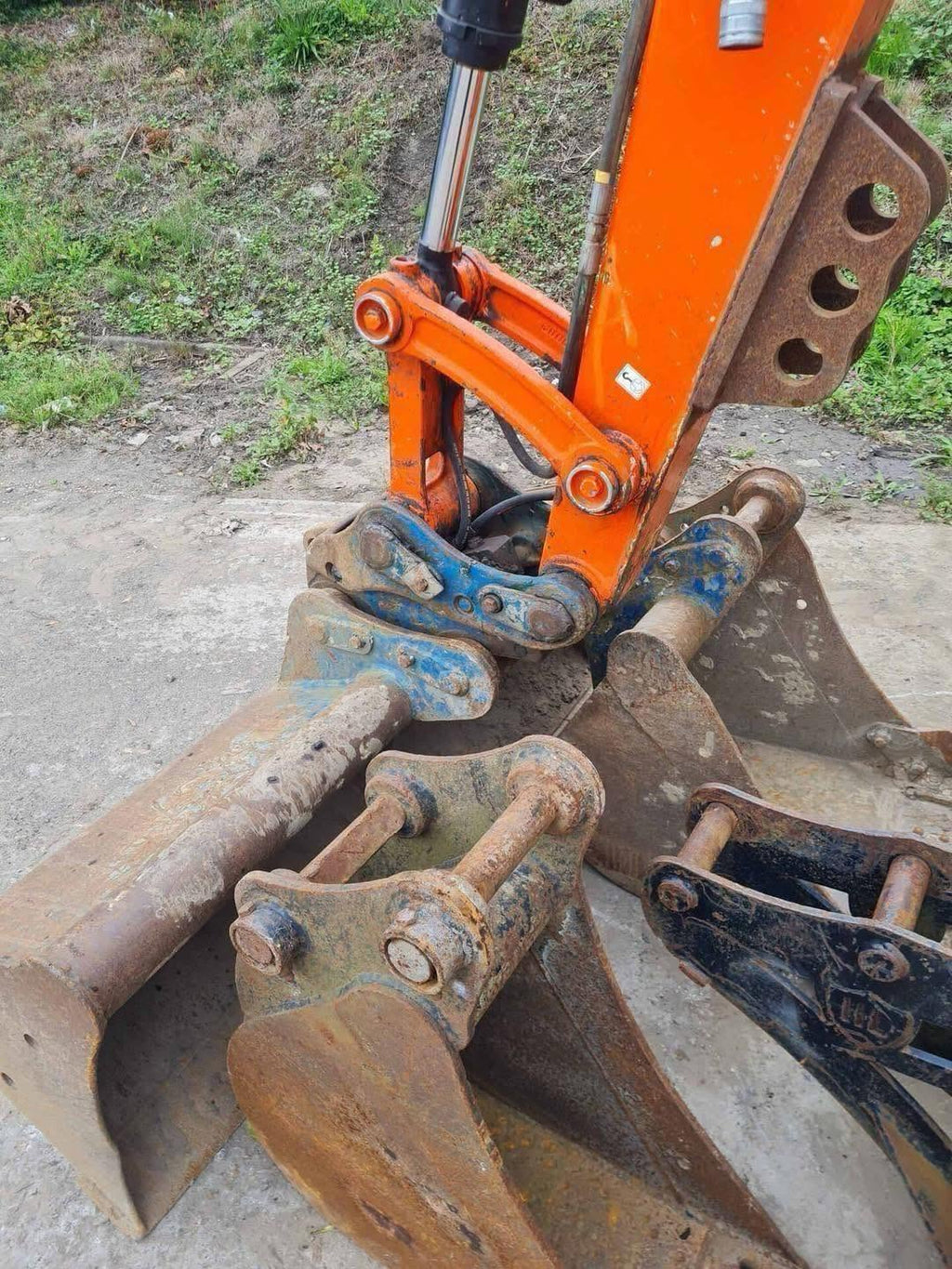 Miniexcavadora Kubota KX057-4 de ocasión 6 t 2017 cámara 360 pinza horquillas