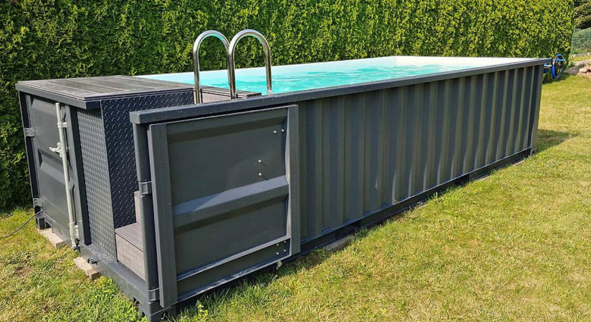 Piscina contenedor de 6,2 m x 2,5 m Jet Swim