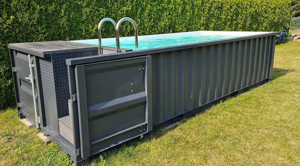 Piscina contenedor de 6,2 m x 2,5 m Jet Swim