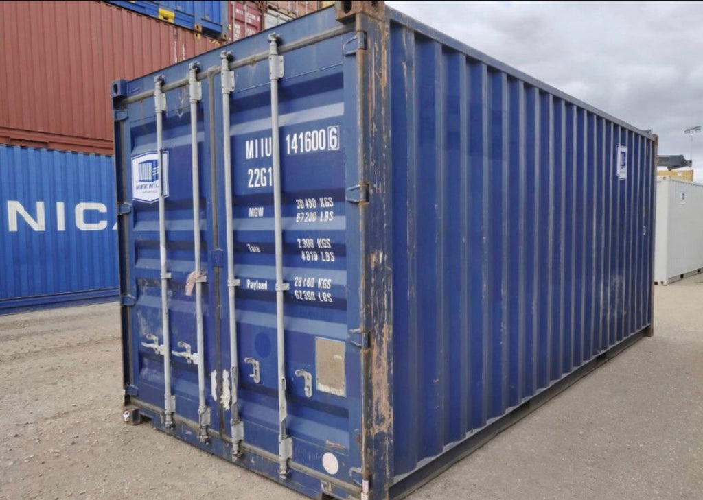 Contenedor usado de 20 pies — carga útil 500 kg, unidad 0022