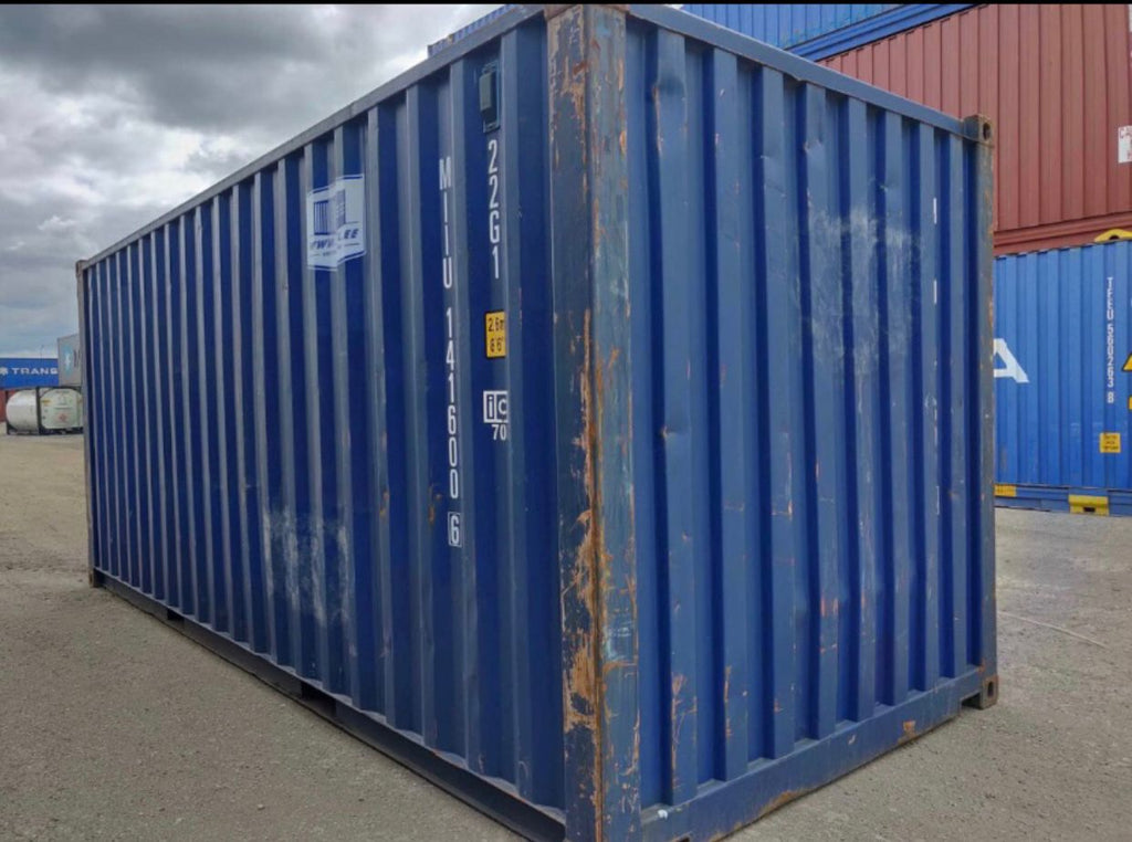 Contenedor usado de 20 pies — carga útil 500 kg, unidad 0022