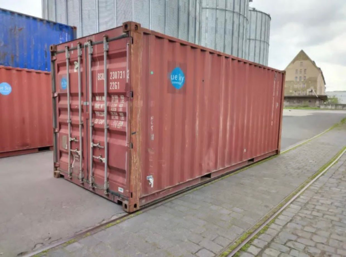 Contenedor usado de 20 pies — carga útil 500 kg, unidad 0023