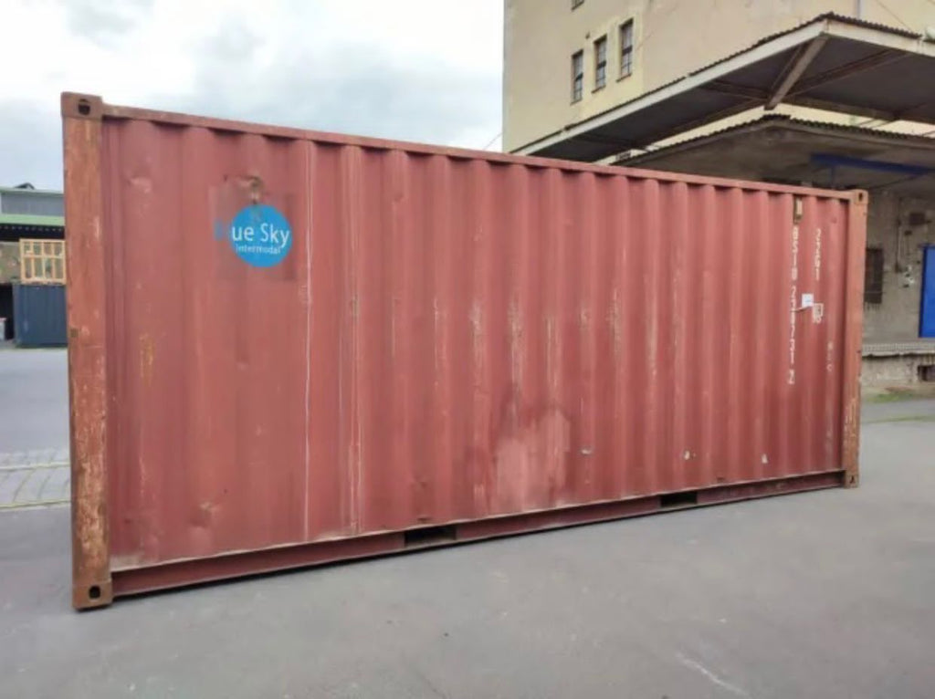 Contenedor usado de 20 pies — carga útil 500 kg, unidad 0023