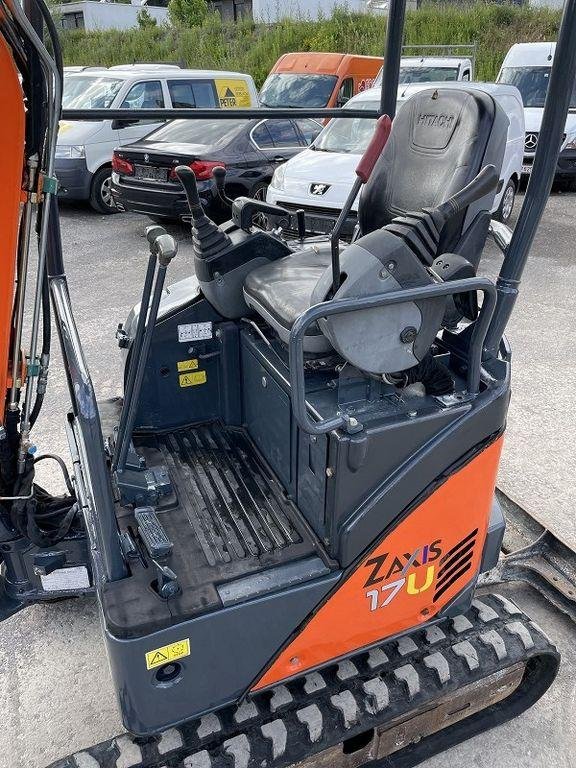 Miniexcavadora Hitachi ZX 17U-2 de ocasión (2013) – 1,8T con motor Yanmar y 3 cucharas