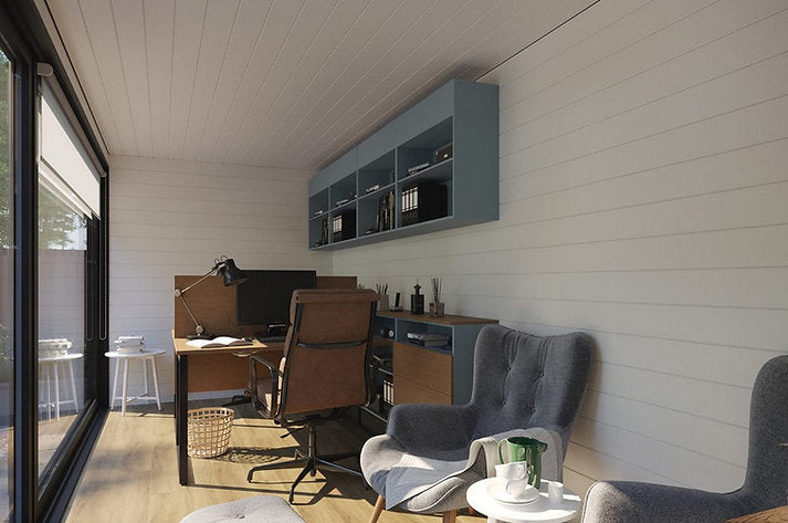 Oficina Contenedor Prefabricada 13,2 m² – Diseño Sostenible, Aislada y Llave en Mano