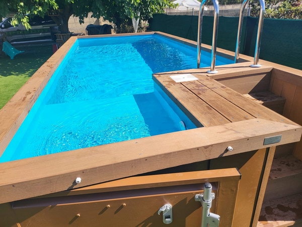 Piscina contenedor de 4 m