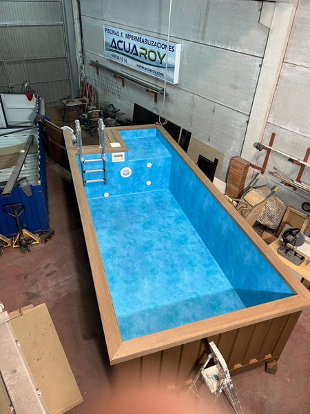 Piscina contenedor de 4 m
