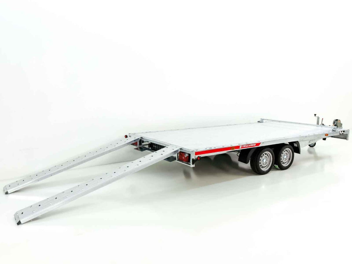 Remolque coche temared CARLU 4521-S suelo aluminio 215x450cm 3.5t-Nuevo