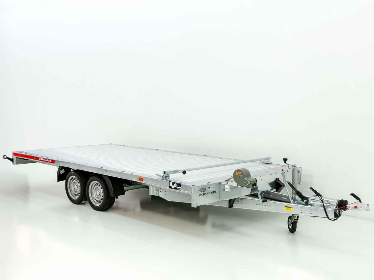 Remolque coche temared CARLU 4521-S suelo aluminio 215x450cm 3.5t-Nuevo