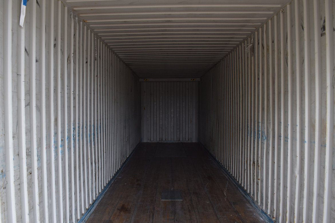 Contenedor usado de 40 pies en buen estado — unidad 0012