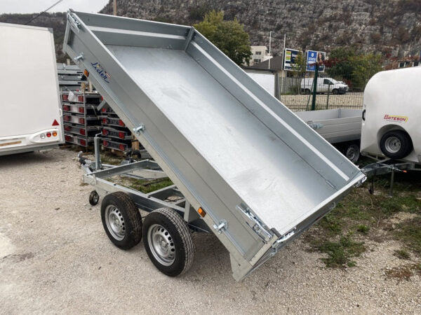 Volquete hidráulico Lider 39600, 256 × 148 cm, 2.500 kg MMA, frenado