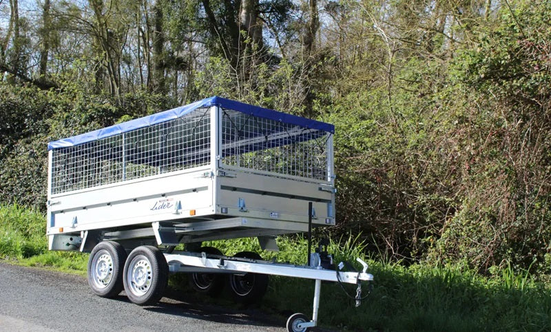 Volquete hidráulico Lider 39600, 256 × 148 cm, 2.500 kg MMA, frenado