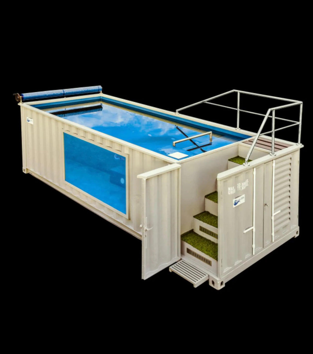 PISCINA CONTENEDOR PANORÁMICA DE 12 METROS
