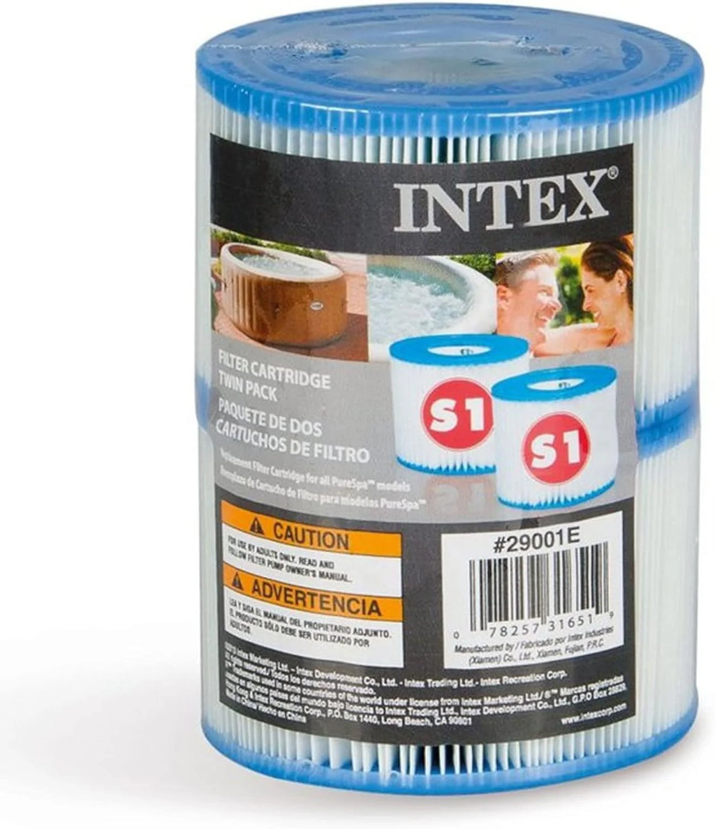 Intex PureSpa Deluxe Madera Gris 85″ x 25″