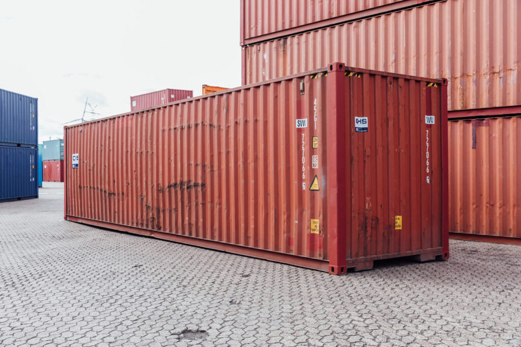 Contenedor de transporte usado de 40 pies HC.