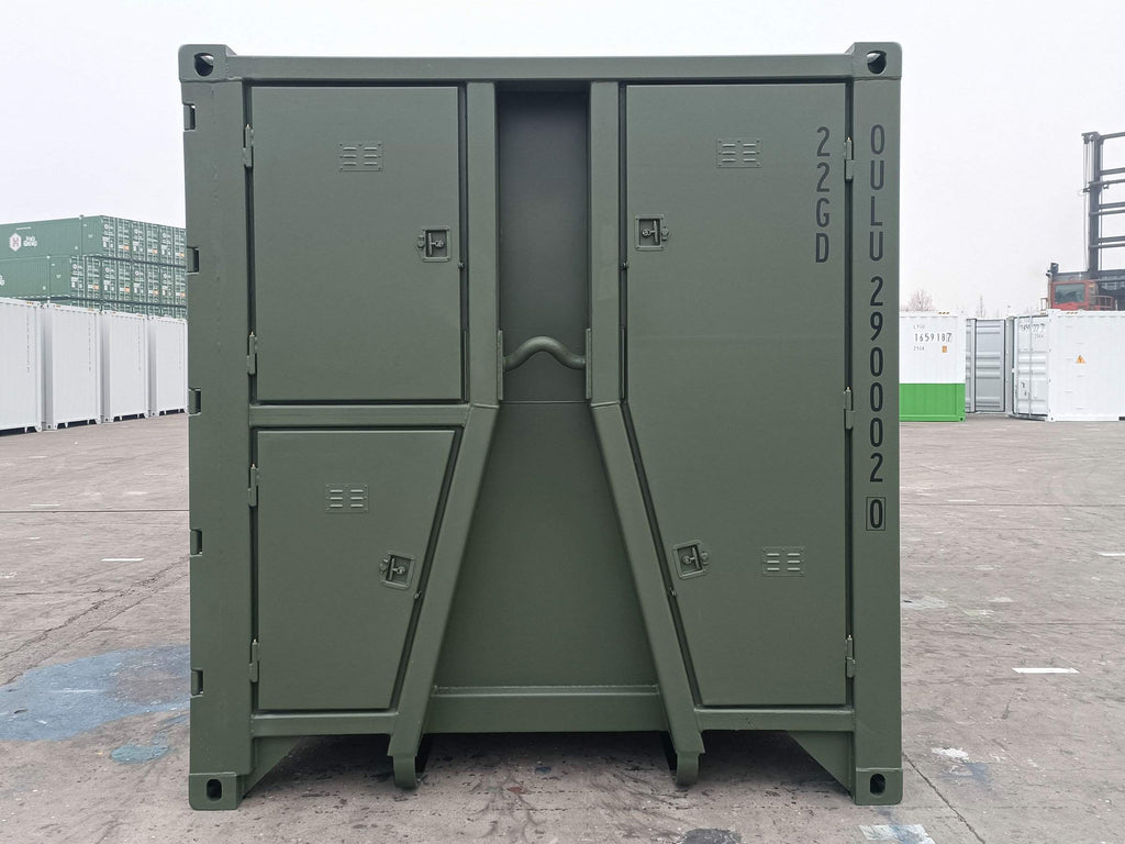 Contenedor de 20 pies con acceso lateral completo stanag