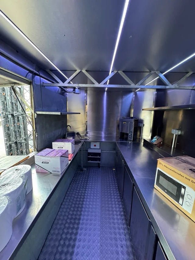Food Truck Barco Pirata Nuevo – Estructura de madera oscura